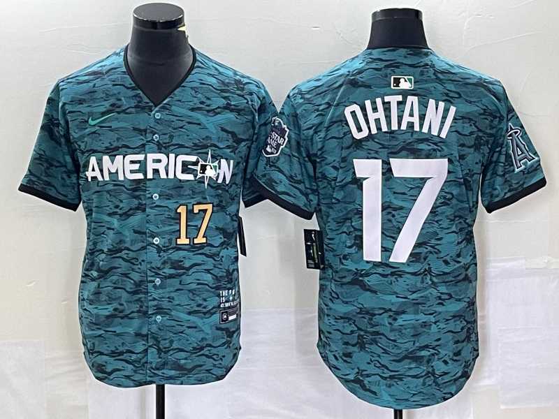Men's Los Angeles Angels #17 Shohei Ohtani Number Teal 2023 All Star Cool Base Stitched Jersey,We sell and wholesale Men's Los Angeles Angels #17 Shohei Ohtani Number Teal 2023 All Star Cool Base Stitched Jersey on line form chian!